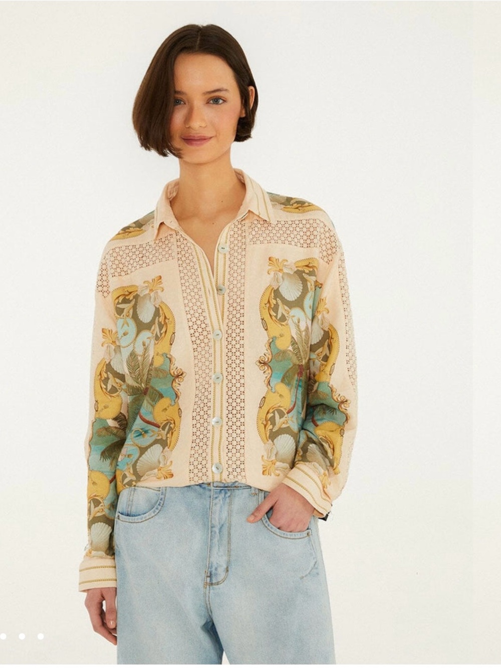Sand Royal Sea Crochet Shirt